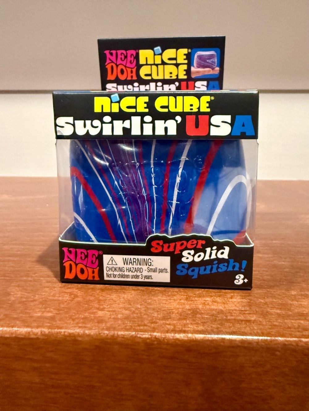 Nice Cube Swirlin' USA Super Solid Squish - Red, White & Blue 🇺🇸 - Picture 2 of 4